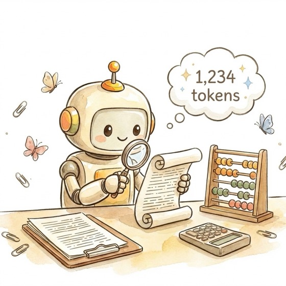 Token estimator illustration